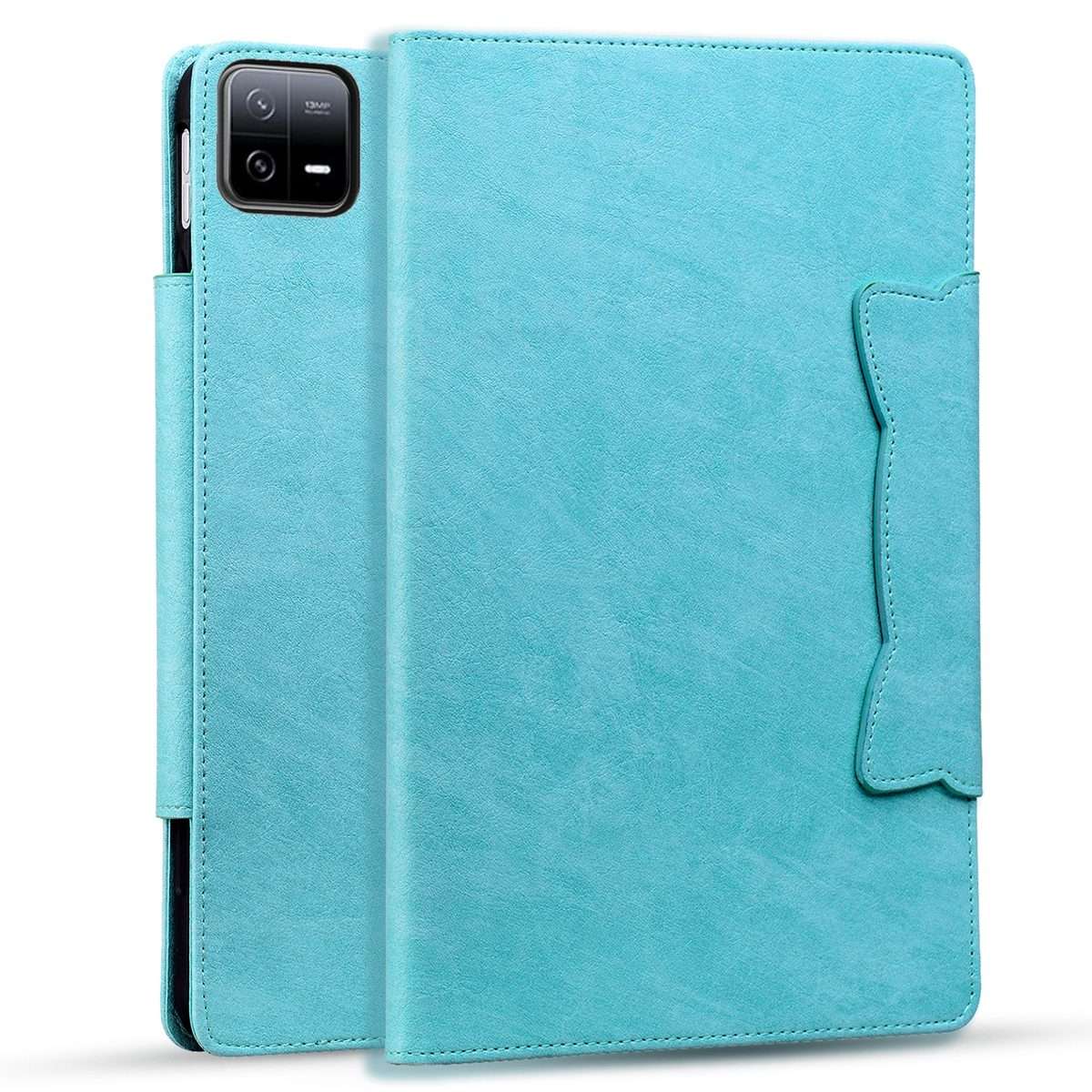 For Xiaomi Pad 8 / 8 Pro / 7 / 7 Pro Cat Buckle Leather Tablet Case(Sky Blue)