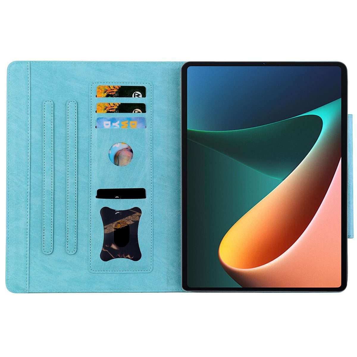 For Xiaomi Pad 8 / 8 Pro / 7 / 7 Pro Cat Buckle Leather Tablet Case(Sky Blue)