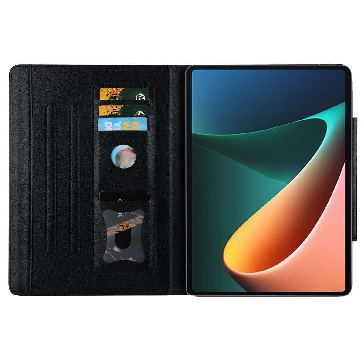 For Xiaomi Pad 8 / 8 Pro / 7 / 7 Pro Cat Buckle Leather Tablet Case(Black)