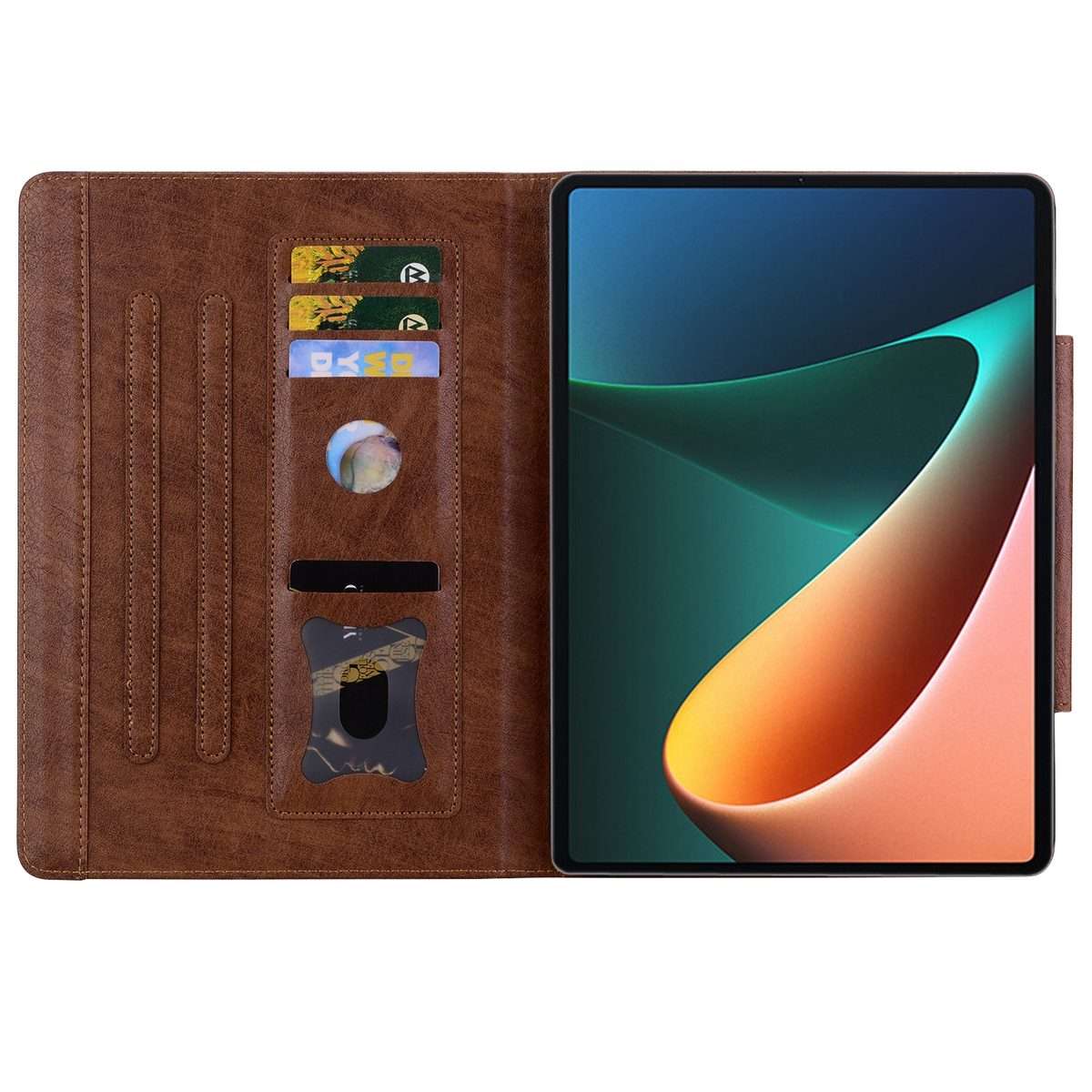 For Xiaomi Pad 8 / 8 Pro / 7 / 7 Pro Cat Buckle Leather Tablet Case(Brown)