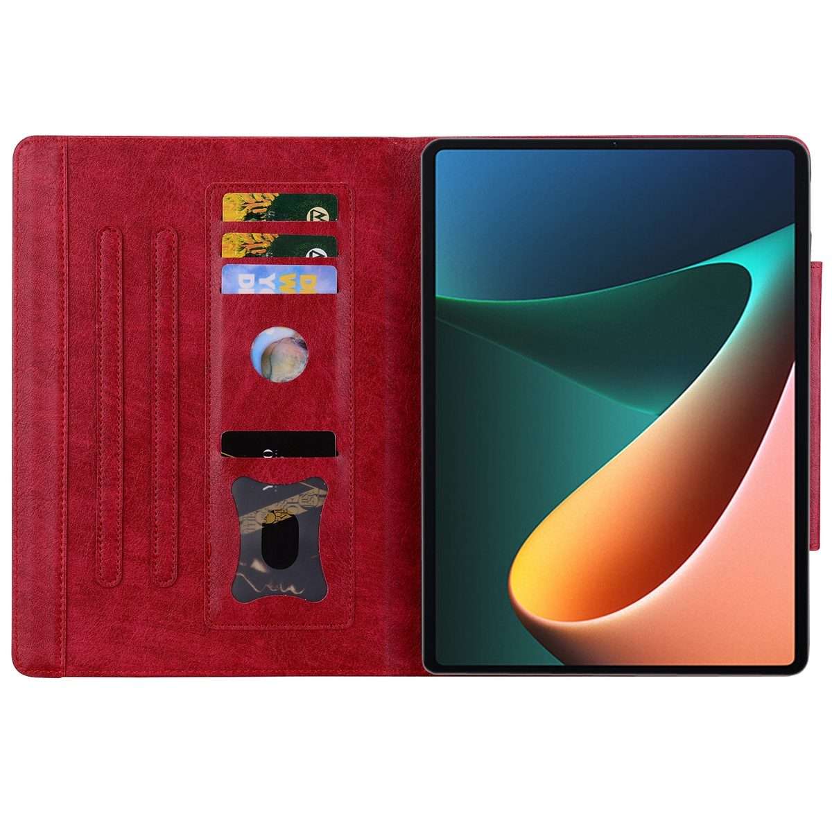 For Xiaomi Pad 8 / 8 Pro / 7 / 7 Pro Cat Buckle Leather Tablet Case(Red)