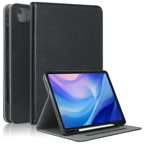 For iPad Air 13 2026 / 2025 / 2024 Front Stand Smart TPU Leather Tablet Case(Black)