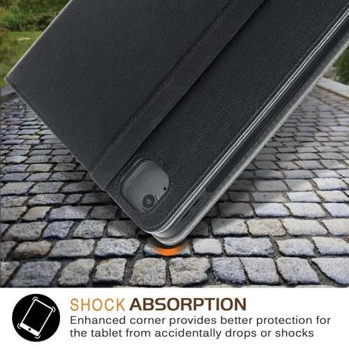 For iPad Air 13 2026 / 2025 / 2024 Front Stand Smart TPU Leather Tablet Case(Black)