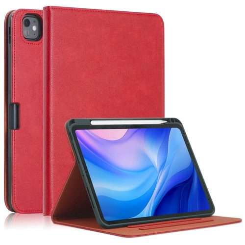 For iPad Pro 11 2025 / 2024 Front Stand Smart TPU Leather Tablet Case(Red)