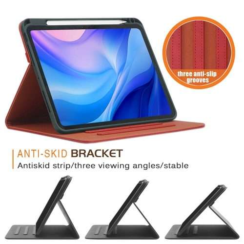 For iPad Pro 11 2025 / 2024 Front Stand Smart TPU Leather Tablet Case(Red)