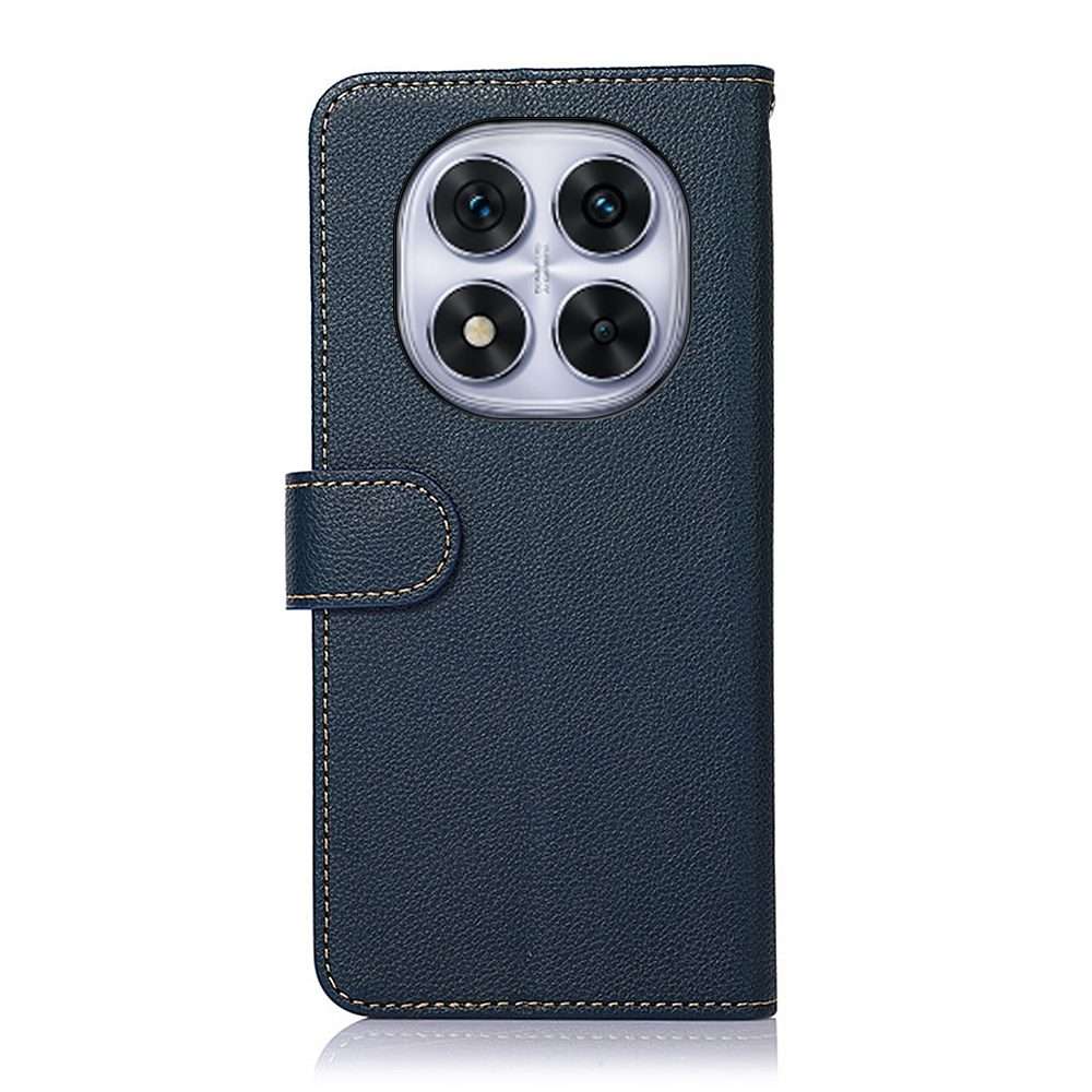 For Redmi Note 14 Pro 4G / 14 Pro+ 5G Global KHAZNEH Litchi Texture Leather RFID Phone Case(Blue)