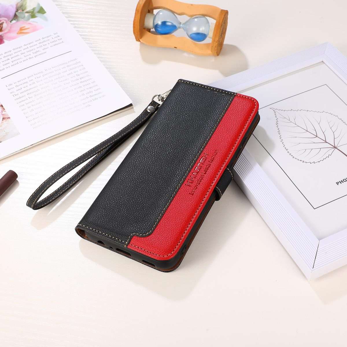 For Redmi K80 / K80 Pro KHAZNEH Litchi Texture Leather RFID Phone Case(Black)