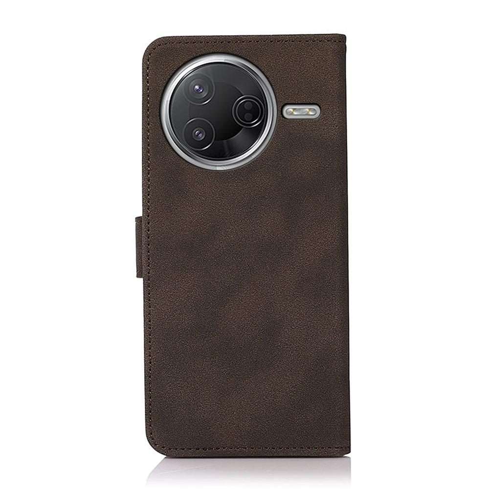 For Redmi K80 / K80 Pro KHAZNEH Matte Texture Leather Phone Case(Brown)