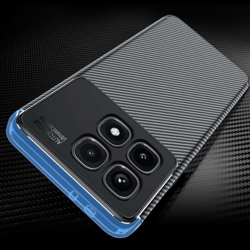 For Redmi K70 Ultra Carbon Fiber Texture Shockproof TPU Phone Case(Black)