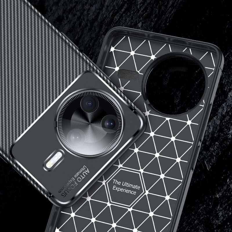 For Redmi K80 Carbon Fiber Texture Shockproof TPU Phone Case(Black)