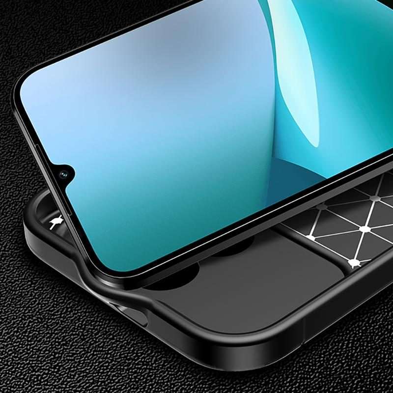 For Redmi K90 / Poco F8 Pro Carbon Fiber Texture Shockproof TPU Phone Case(Black)