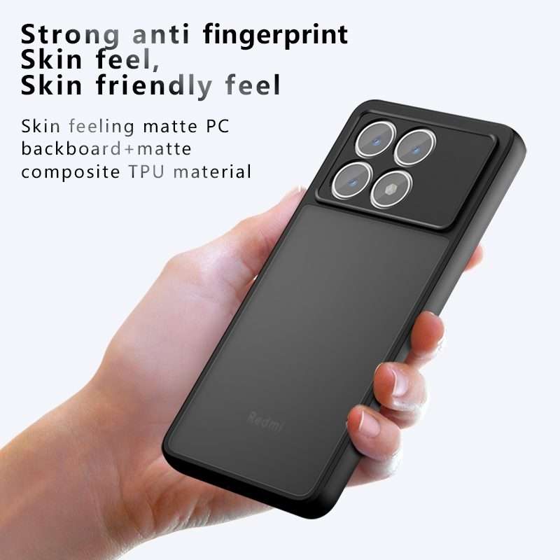 For Xiaomi Poco F6 Pro Armor Precise Hole PC Hybrid TPU Phone Case(Transparent)