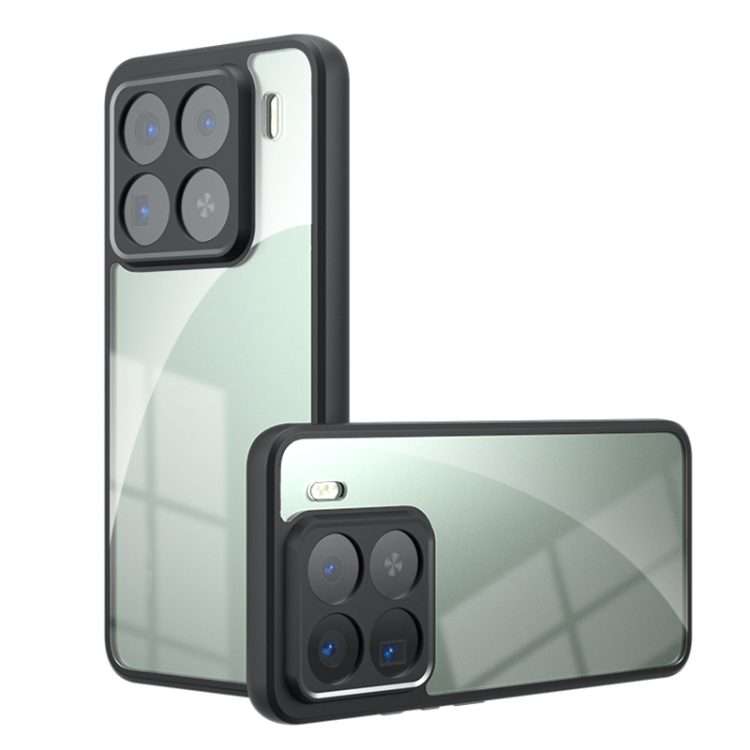 For Xiaomi 15 Pro Armor Precise Hole PC Hybrid TPU Phone Case(Transparent)