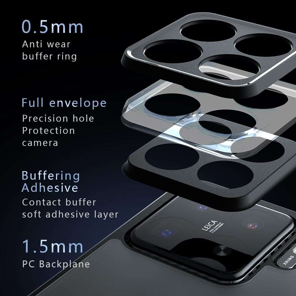 For Xiaomi 15S Pro Armor Precise Hole PC Hybrid TPU Phone Case(Transparent)