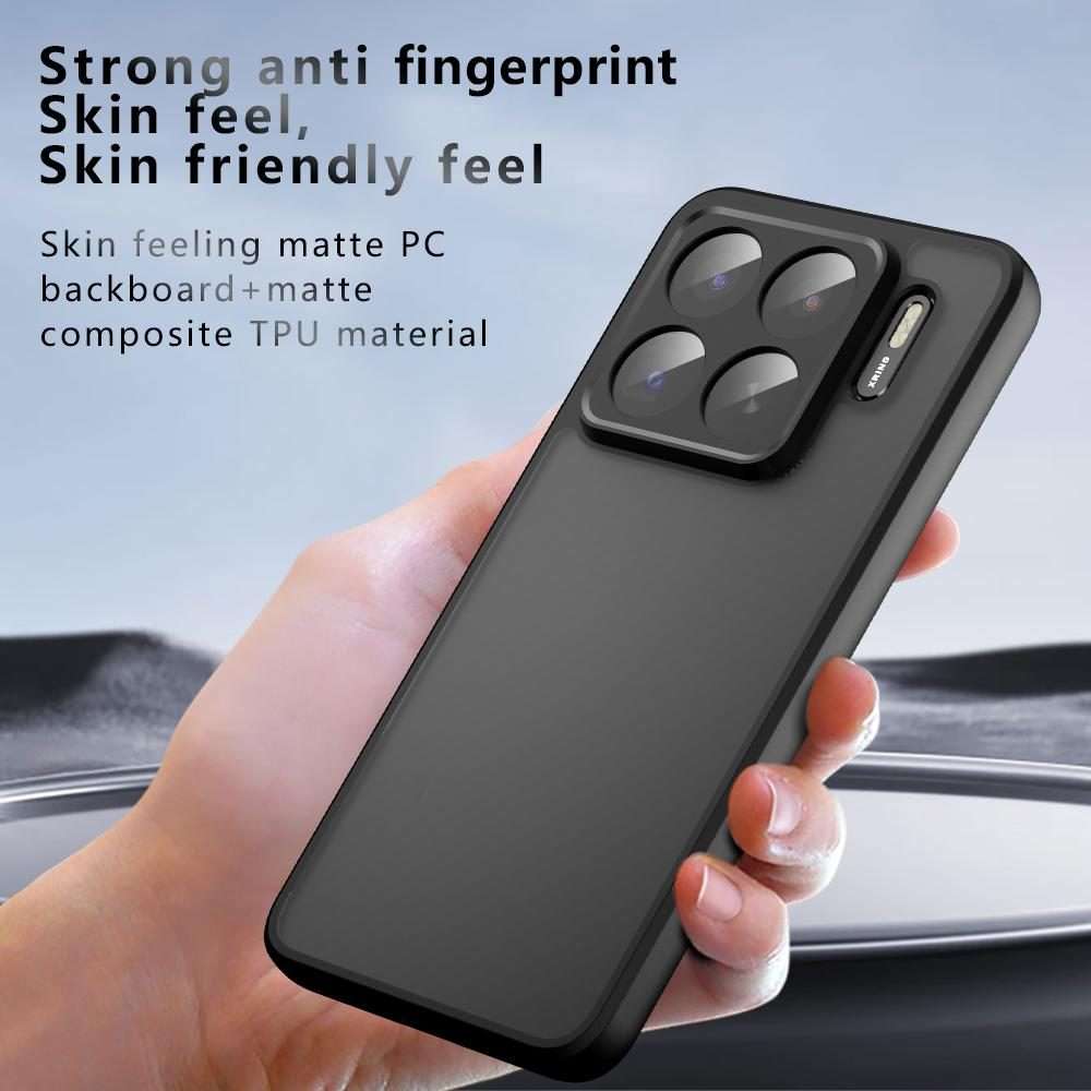 For Xiaomi 15S Pro Armor Precise Hole PC Hybrid TPU Phone Case(Transparent)
