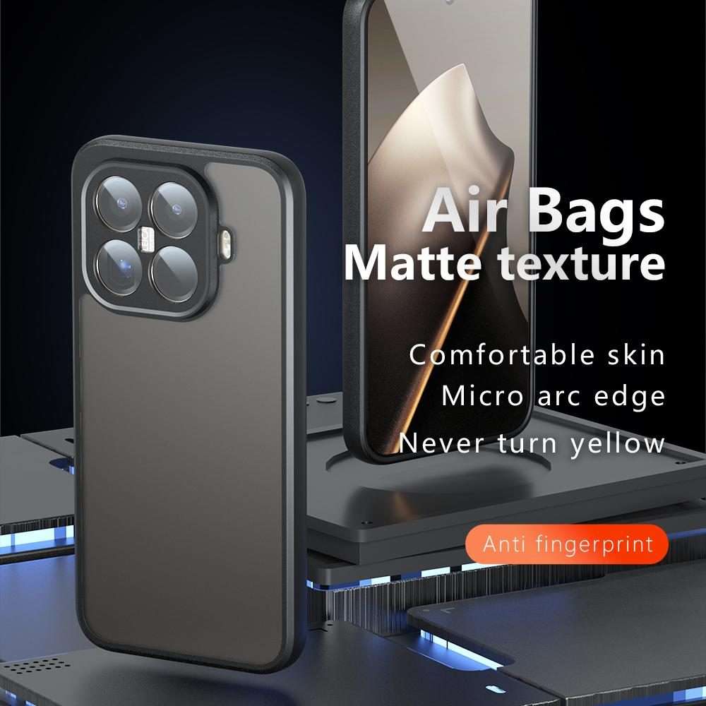 For Xiaomi 15T Pro 5G Armor Precise Hole PC Hybrid TPU Phone Case(Transparent)