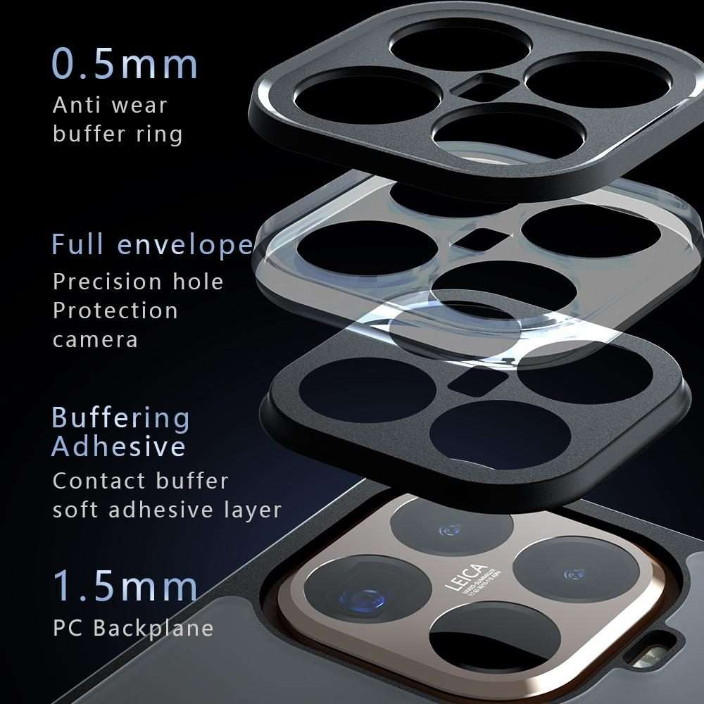 For Xiaomi 15T Pro 5G Armor Precise Hole PC Hybrid TPU Phone Case(Transparent)