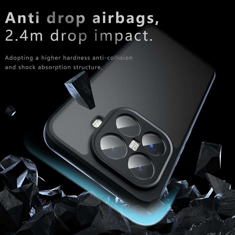 For Xiaomi 15T Pro 5G Armor Precise Hole PC Hybrid TPU Phone Case(Transparent)