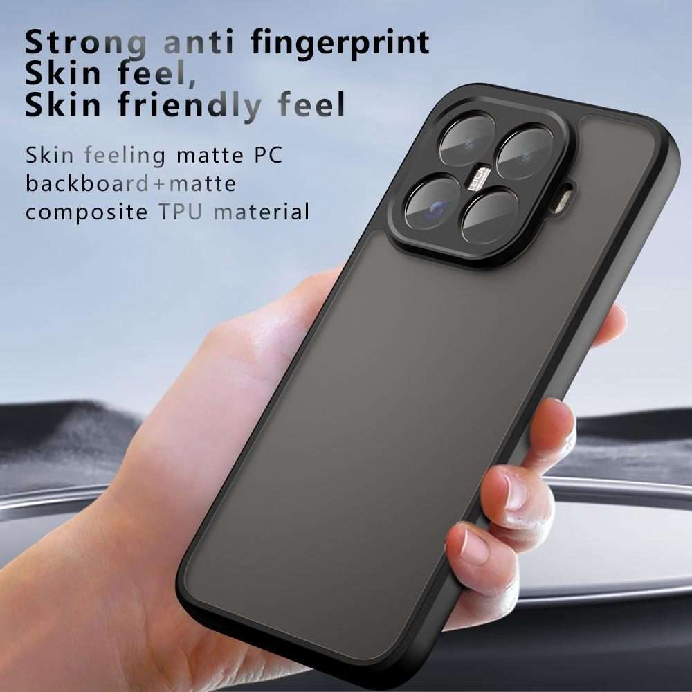 For Xiaomi 15T Pro 5G Armor Precise Hole PC Hybrid TPU Phone Case(Transparent)