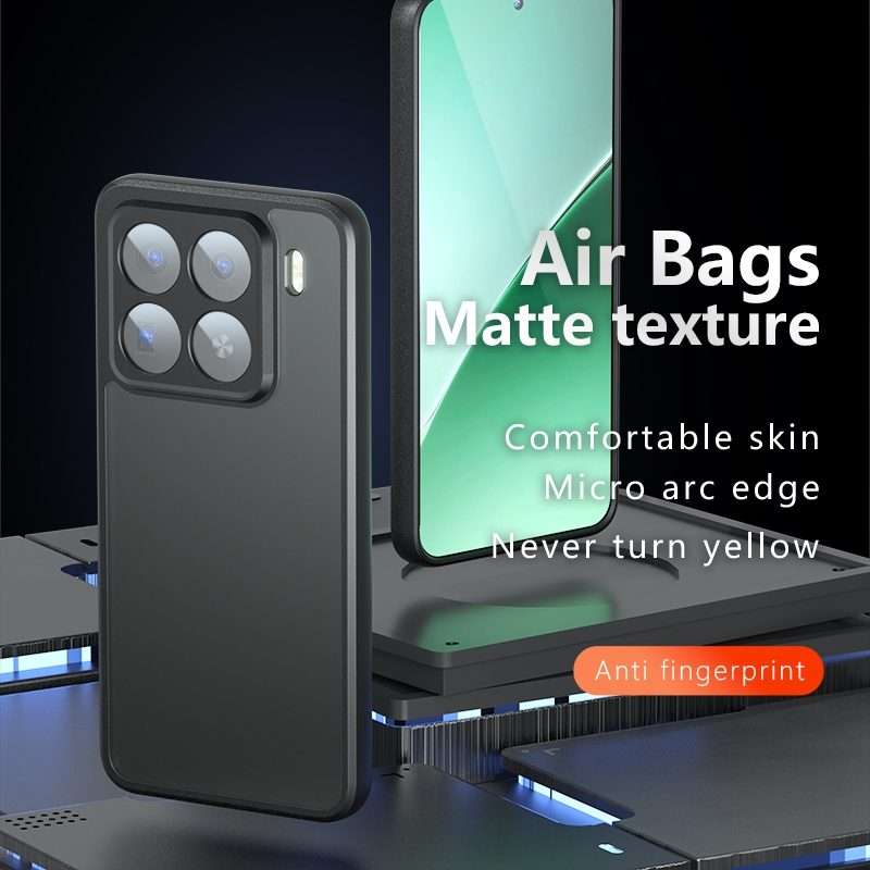 For Xiaomi 15 Pro Armor Precise Hole PC Hybrid TPU Phone Case(Frosted Black)