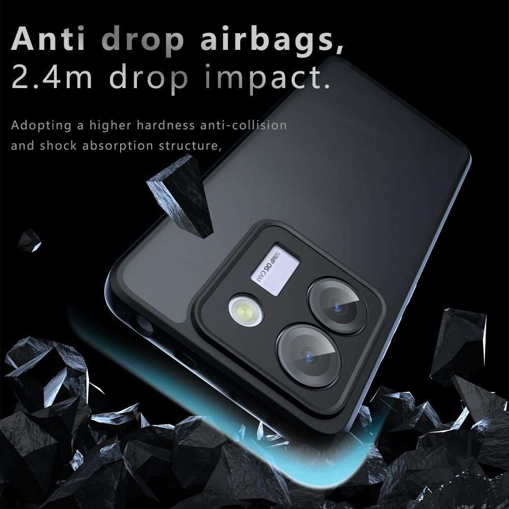 For Xiaomi Poco M7 Pro 5G Armor Precise Hole PC Hybrid TPU Phone Case(Frosted Black)