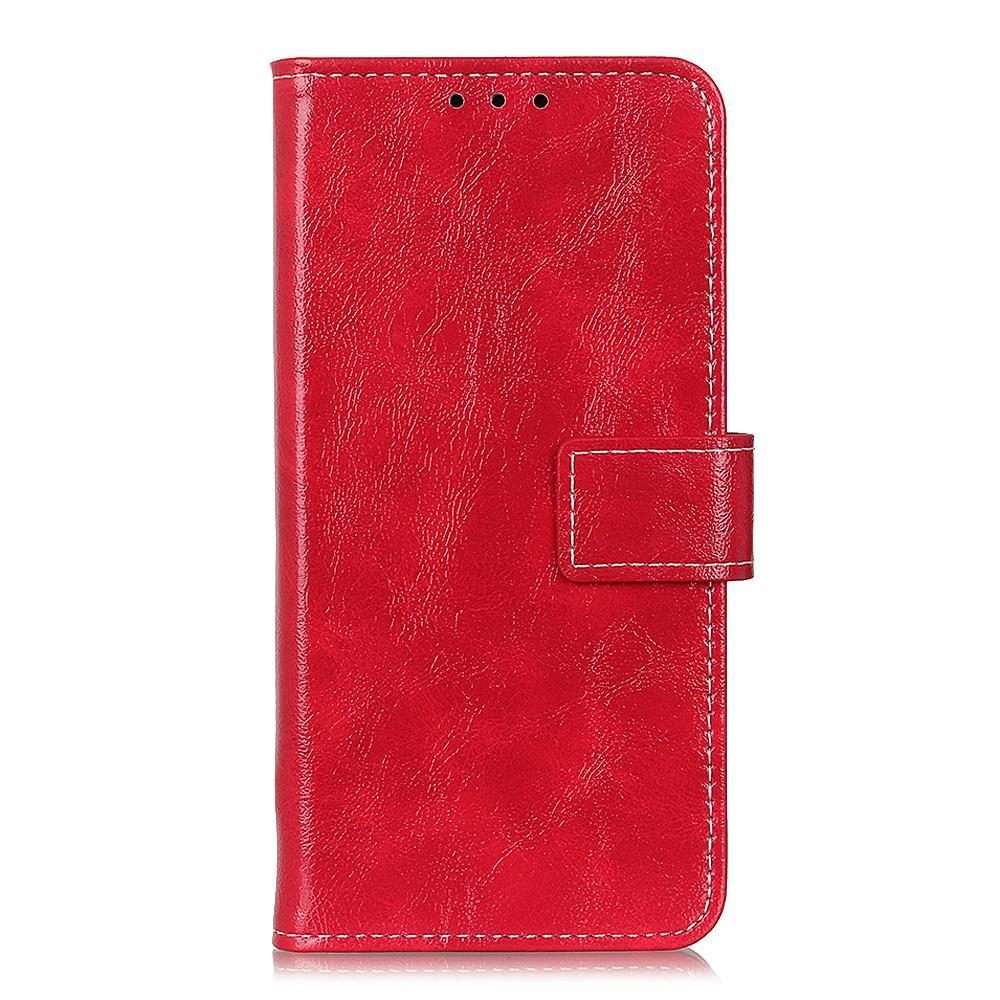 For Redmi K80 / K80 Pro Retro Crazy Horse Texture Leather Phone Case(Red)
