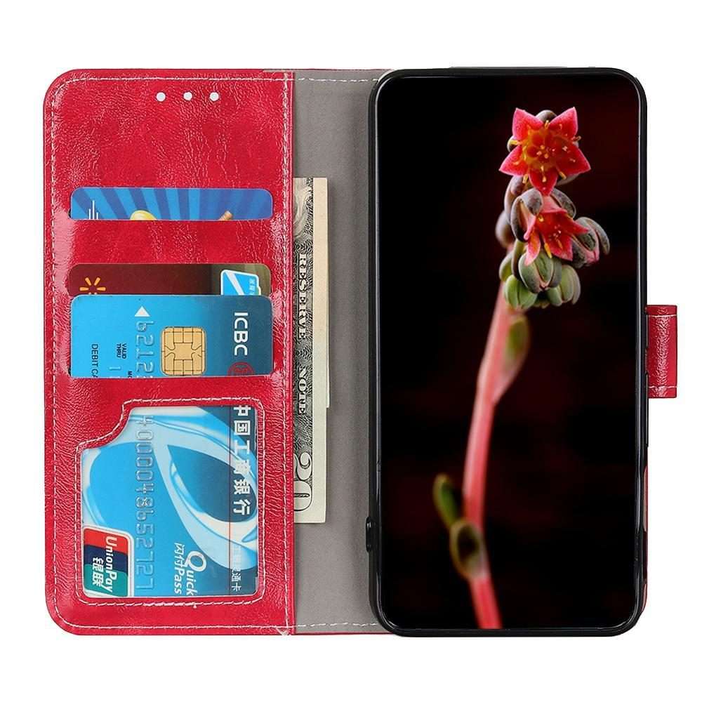 For Redmi K80 / K80 Pro Retro Crazy Horse Texture Leather Phone Case(Red)