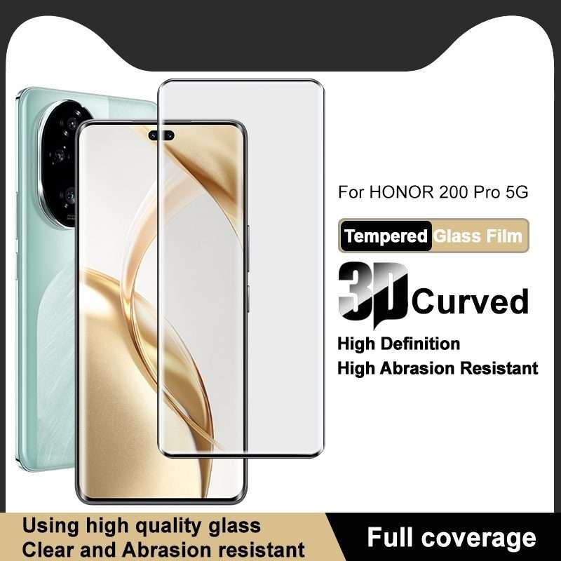 For Honor 200 Pro imak 3D Curved Full Screen Tempered Glass Film