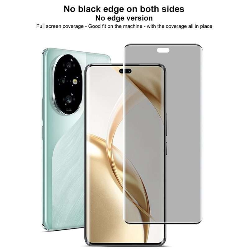 For Honor 200 Pro imak No Edge Version 3D Curved Privacy Full Screen Tempered Glass Film