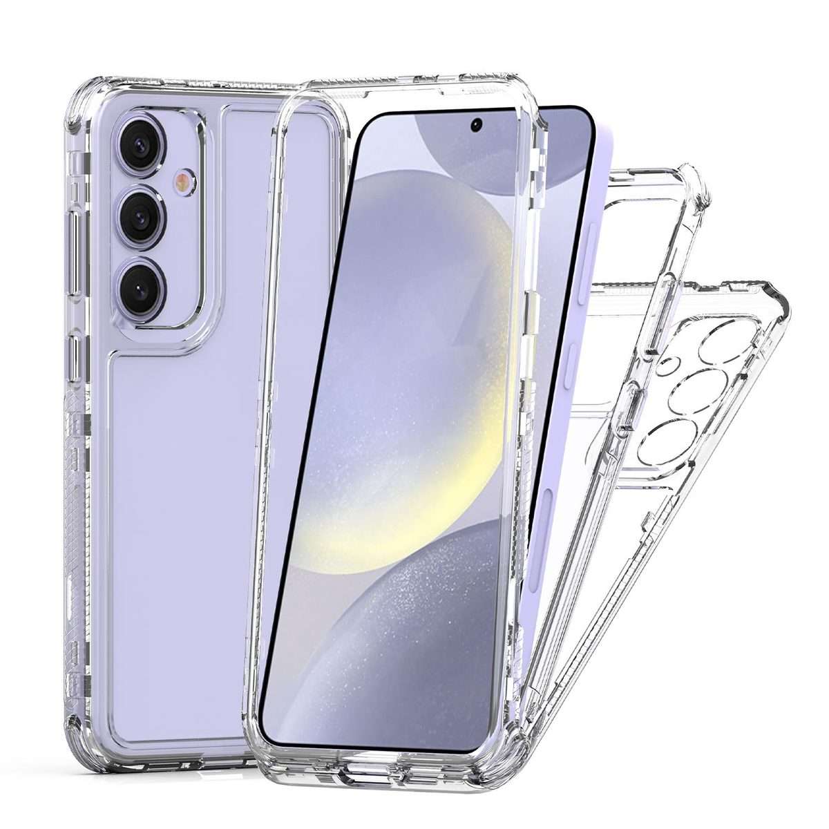 For Samsung Galaxy S25+ 5G / S24+ 5G Acrylic Transparent Phone Case
