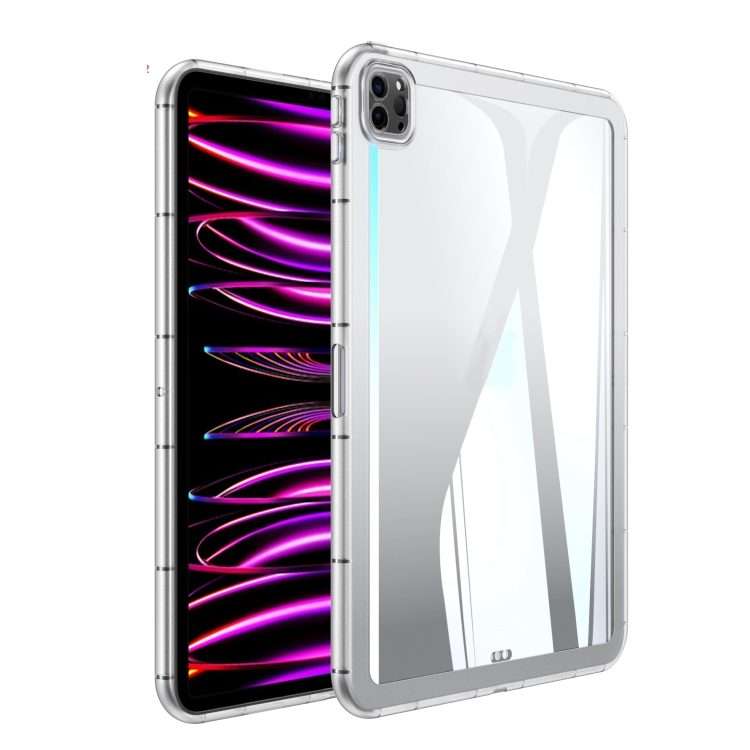 For iPad Pro 12.9 2022 / 2021 / 2020 Clear TPU Tablet Case(Transparent)
