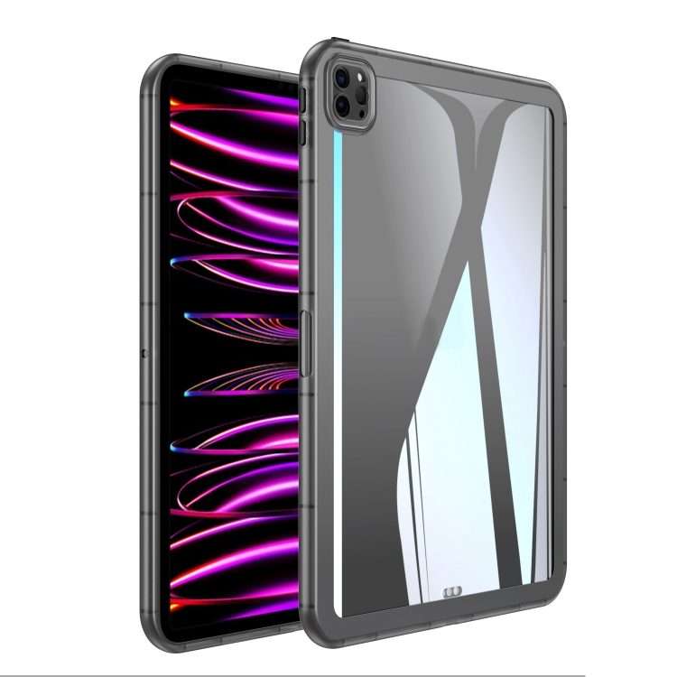 For iPad Pro 11 2022 / 2021 / 2020 Clear TPU Tablet Case(Black)