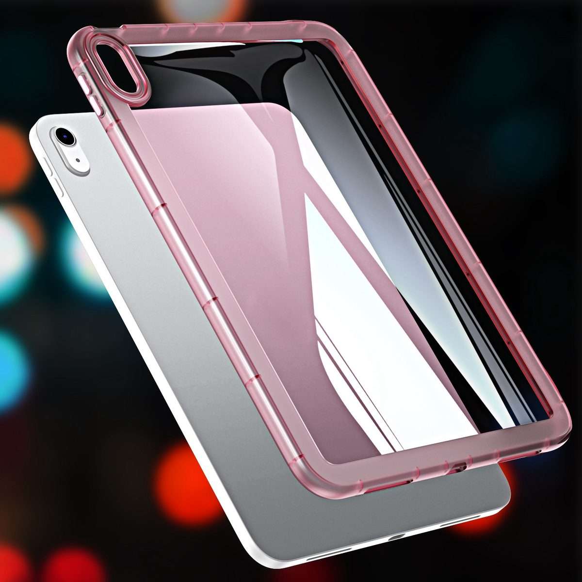 For iPad 2025 / 2022 Clear TPU Tablet Case(Pink)
