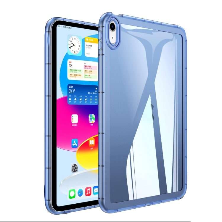 For iPad 2025 / 2022 Clear TPU Tablet Case(Blue)