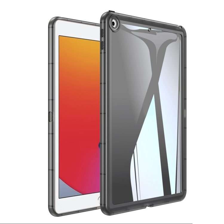 For iPad Air / Air 2 / 9.7 2018 Clear TPU Tablet Case(Black)