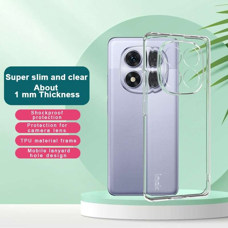 For Redmi Note 14 Pro 5G imak UX-5 Series Super Slim Transparent Shockproof TPU ... (Transparent)