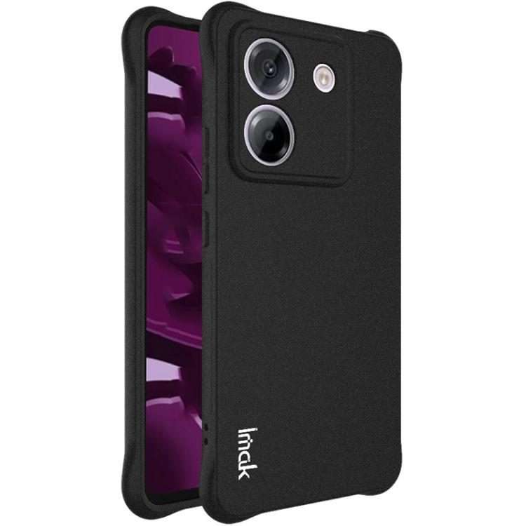 For Xiaomi POCO M7 Pro 5G imak Shockproof Airbag TPU Phone Case(Matte Black)