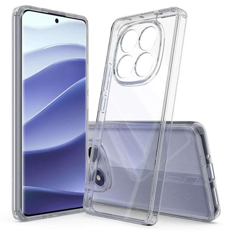 For Redmi Note 14 Pro+ 5G Scratchproof Acrylic TPU Phone Case(Transparent)