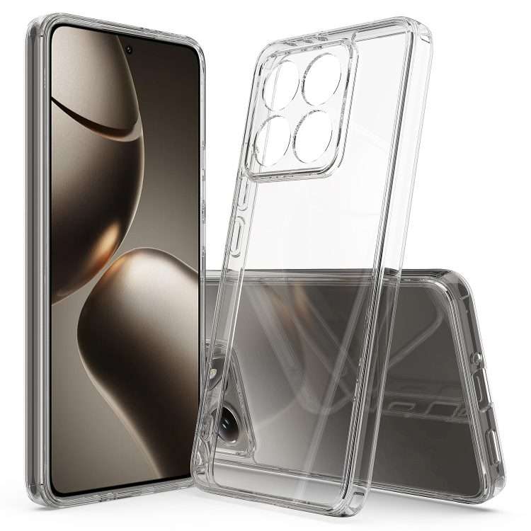 For Xiaomi 14T Pro 5G Scratchproof Acrylic TPU Phone Case(Transparent)