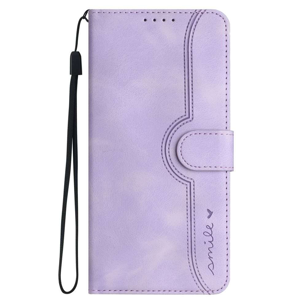 For Redmi Note 14 Pro+ 5G Heart Pattern Skin Feel Leather Phone Case(Purple)