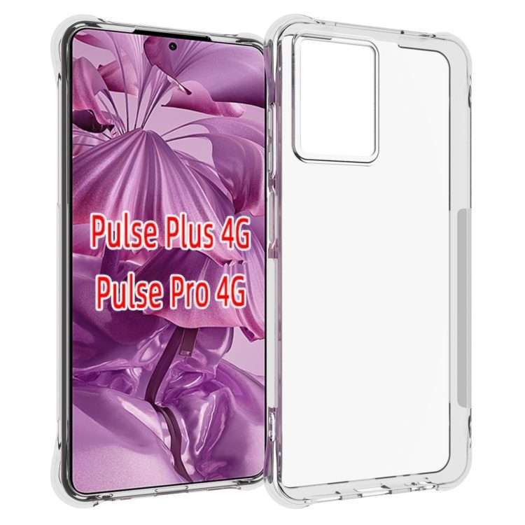 For HMD Pulse+ / Pulse Pro Shockproof Non-slip Thickening TPU Phone Case(Transparent)