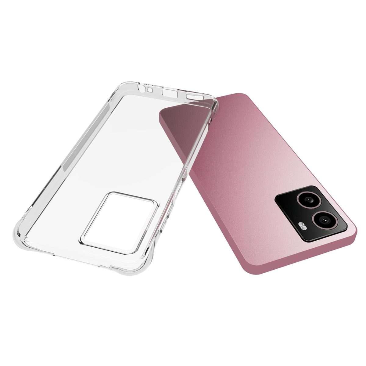 For HMD Pulse+ / Pulse Pro Shockproof Non-slip Thickening TPU Phone Case(Transparent)
