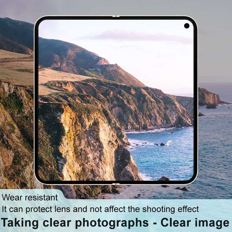 For Google Pixel 9 Pro Fold IMAK Rear Camera Lens Glass Film Black Version