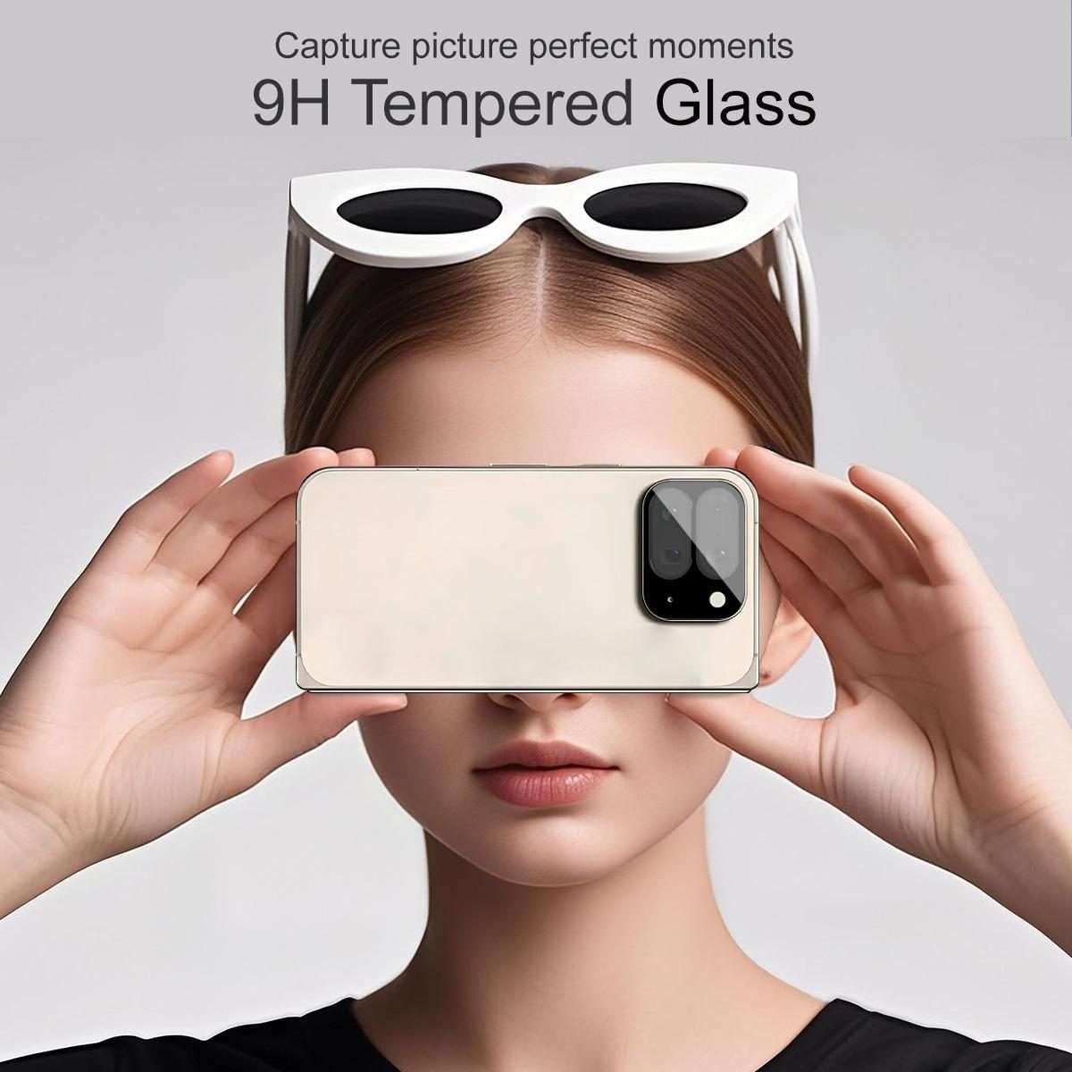 For Google Pixel 10 Pro Fold IMAK Rear Camera Lens Glass Film Black Version