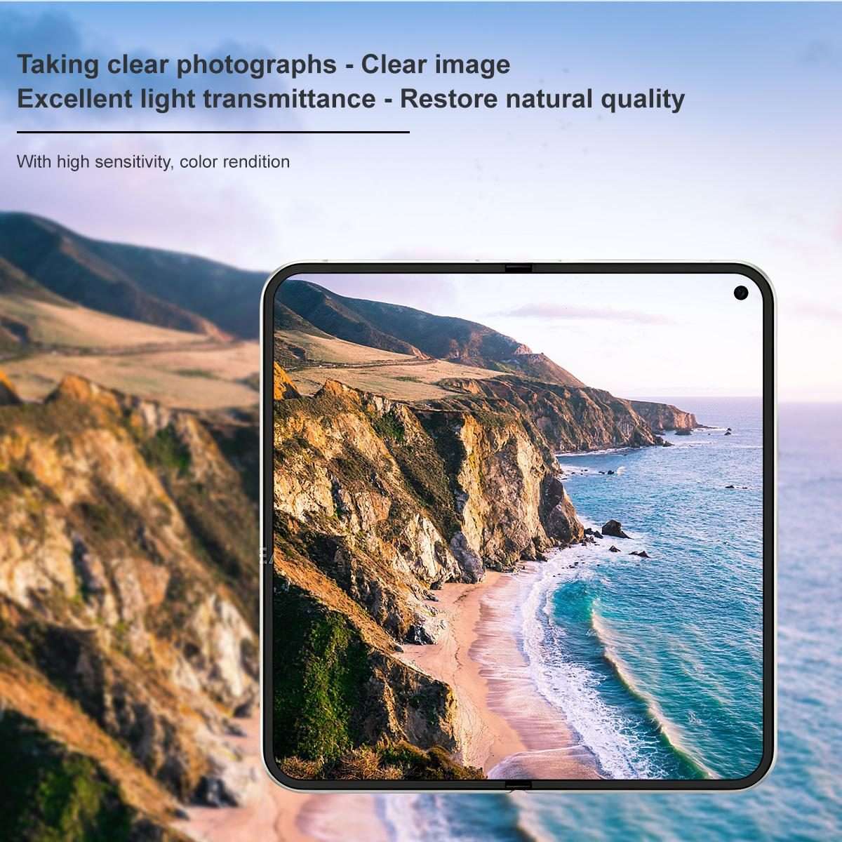For Google Pixel 10 Pro Fold IMAK Rear Camera Lens Glass Film Black Version