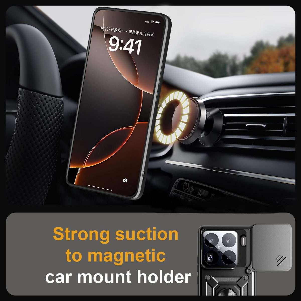For Xiaomi 15 Pro Sliding Camera Cover Design TPU+PC Phone Case(Mint Green)