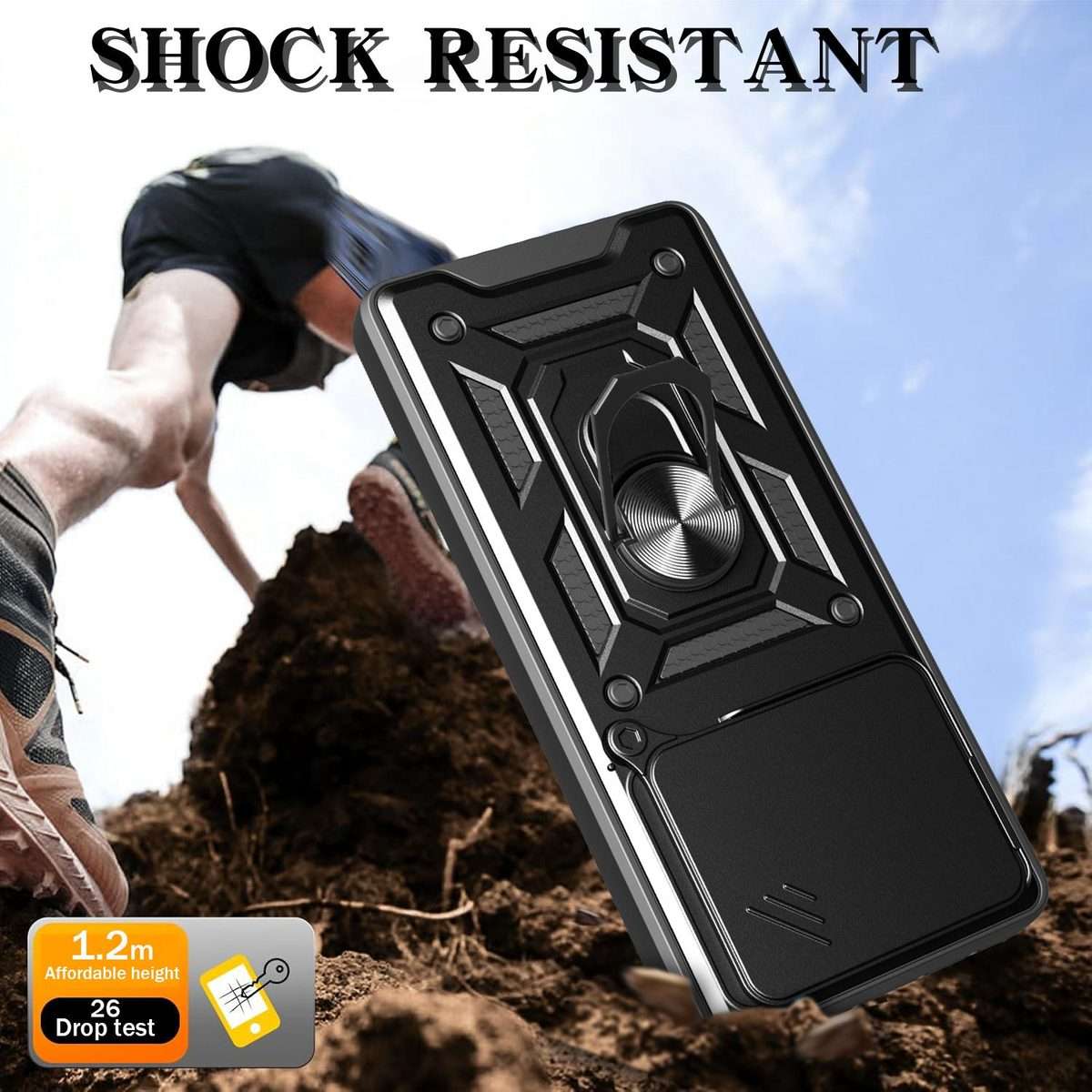For Xiaomi 15 Pro Sliding Camera Cover Design TPU+PC Phone Case(Red)