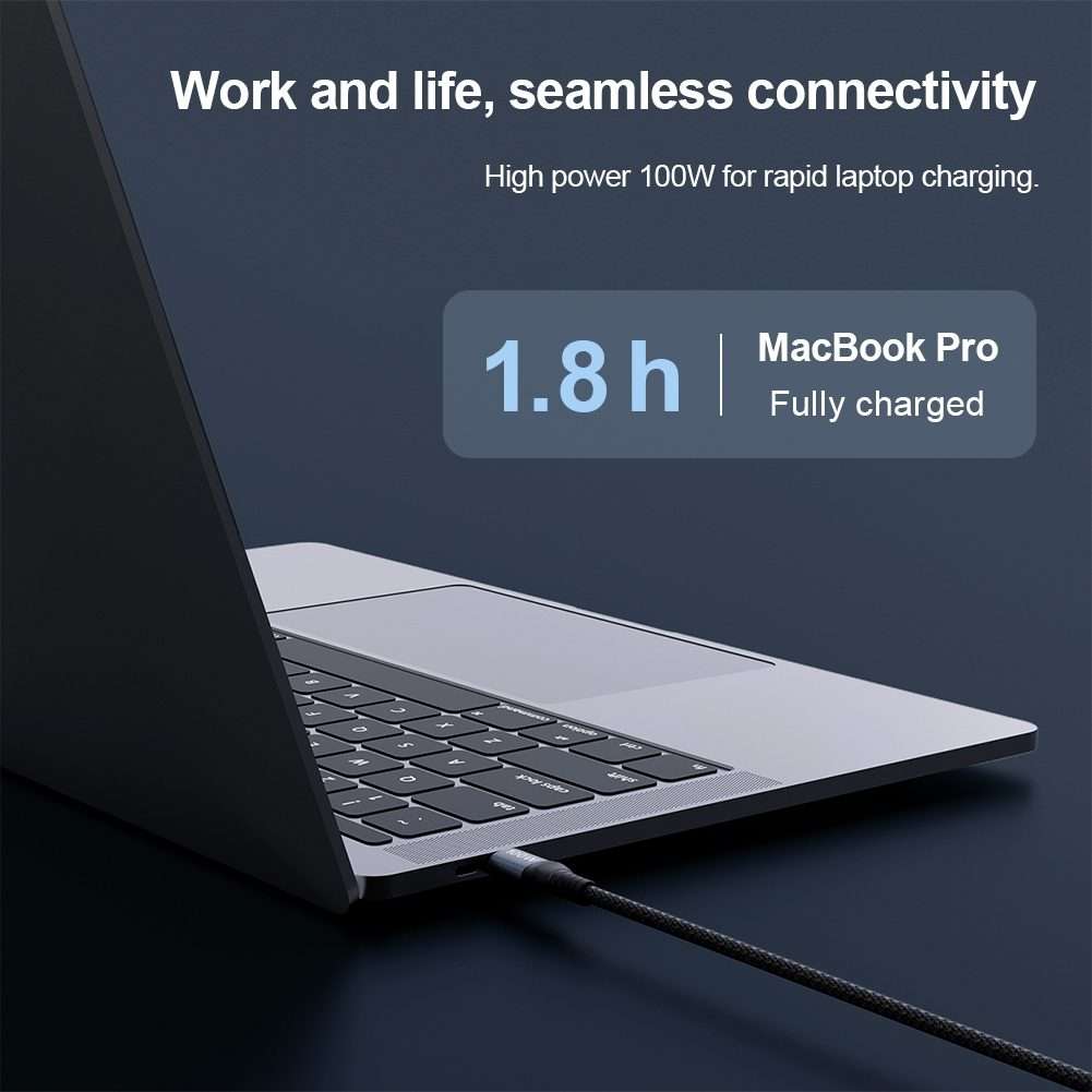 NILLKIN PD3.0 100W/27W USB-C / Type-C to USB-C / Type-C + 8 Pin Dual Power Fast Charging Data Cabl