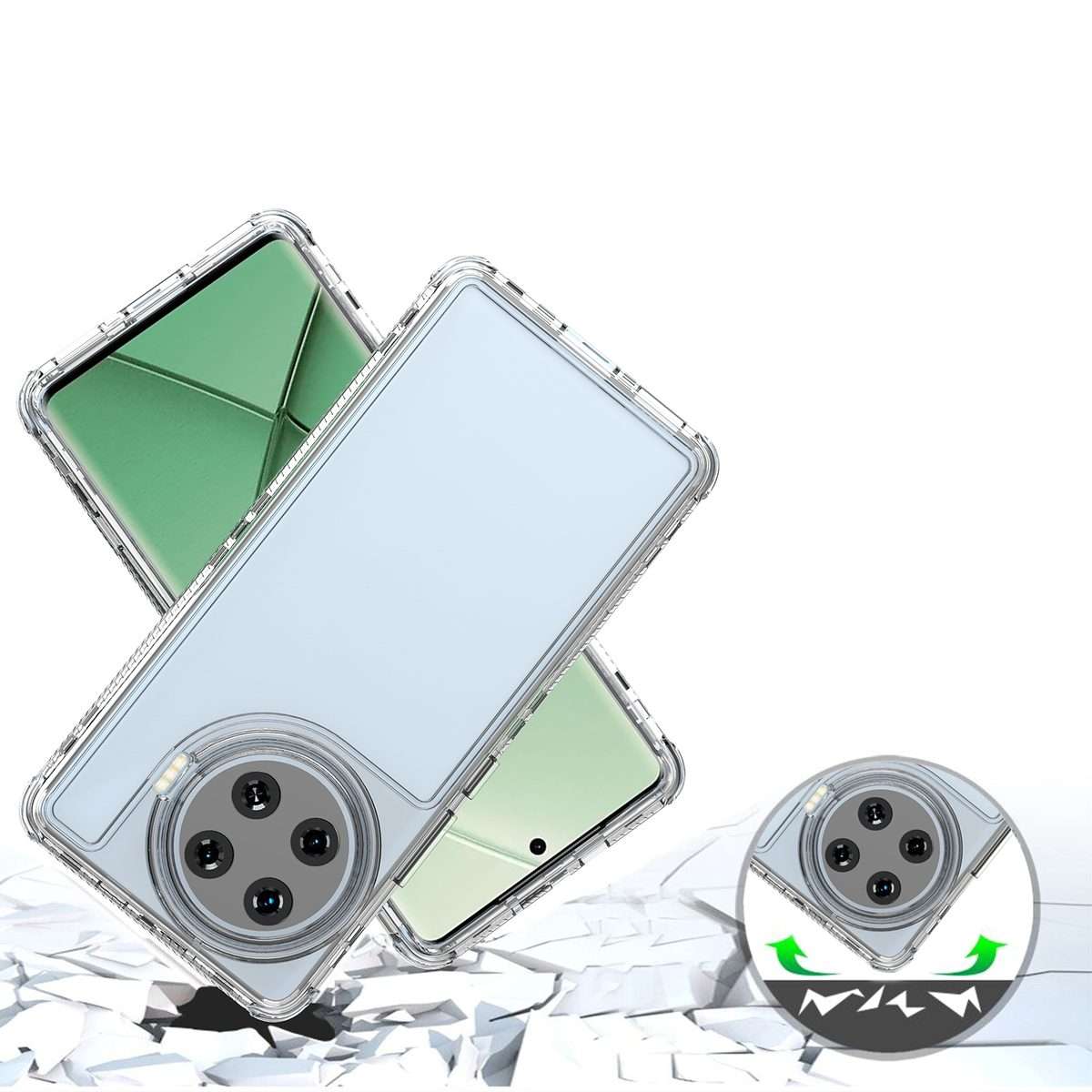 For Tecno Spark 20 Pro+ Acrylic Transparent Phone Case