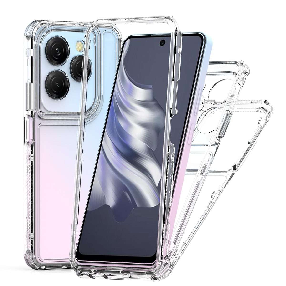 For Tecno Spark 20 Pro Acrylic Transparent Phone Case